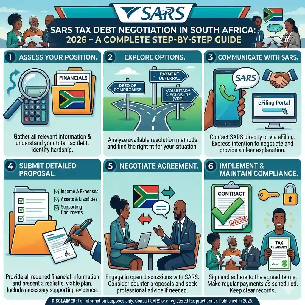 SARS tax debt negotiation