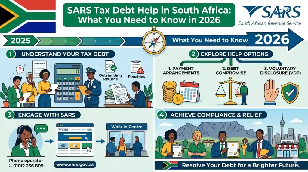 SARS tax debt help South Africa